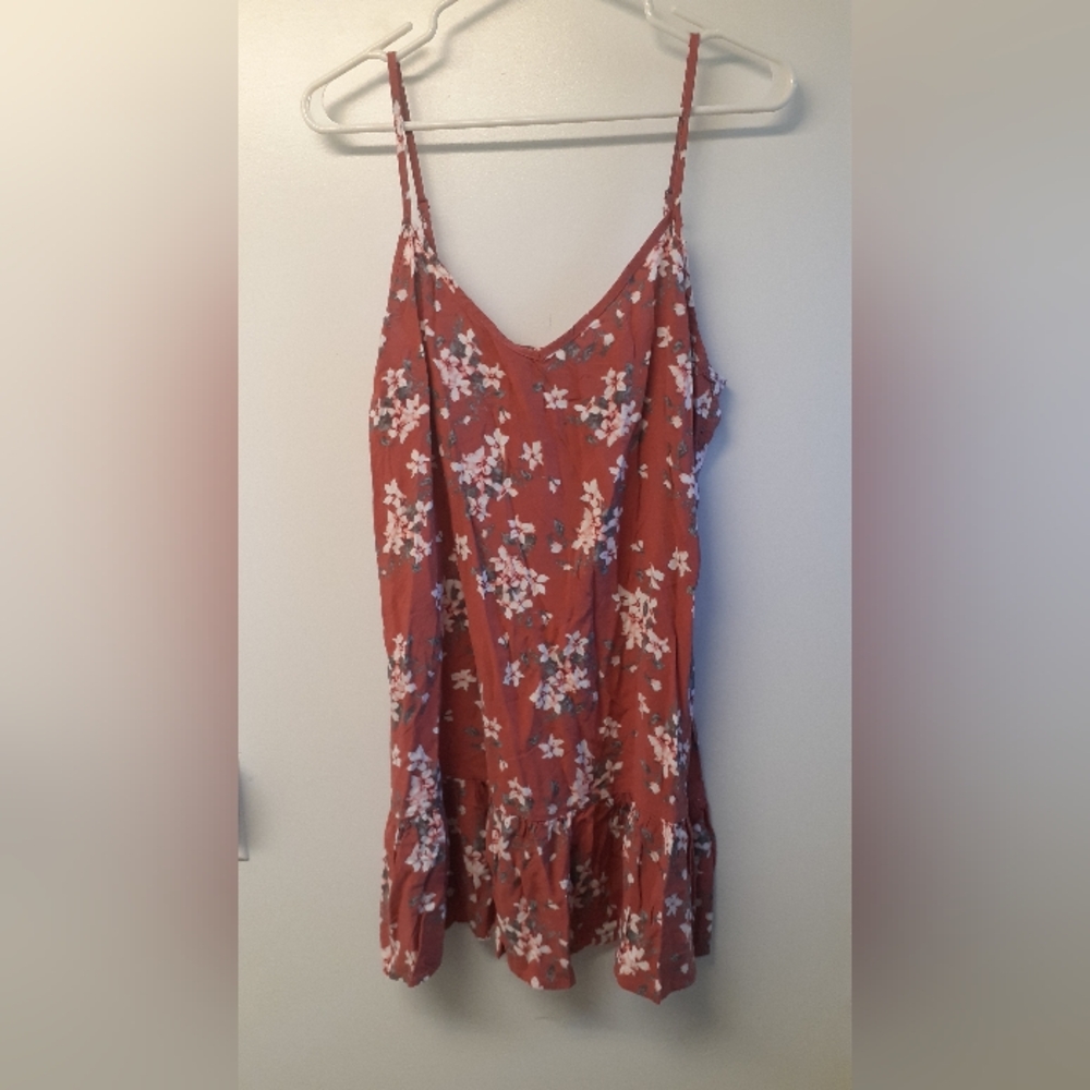 Pink flowered Ardene sundress - size x-large